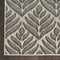Edge Collections - 5' x 8' - Gray - Floral Stain-Resistant Area Rug for Home Spaces - 1 Piece